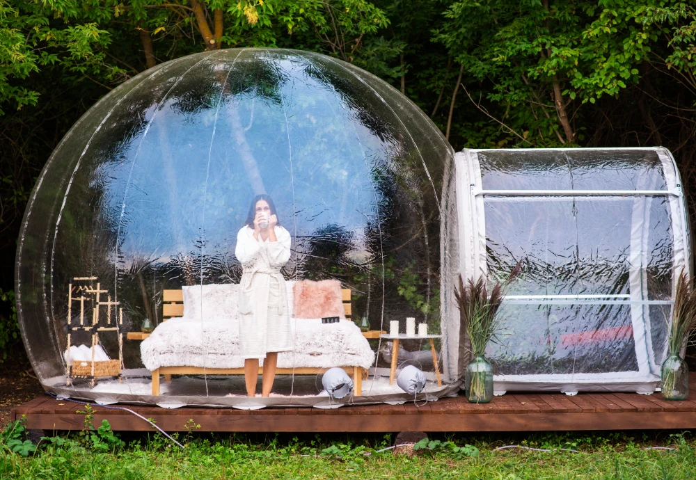 clear bubble tent